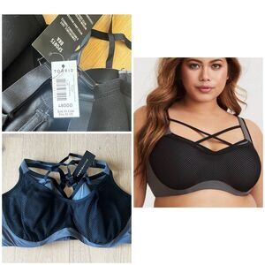Torrid Active 48DDD Underwire Strappy Sports Bra NWT Retail $54.90